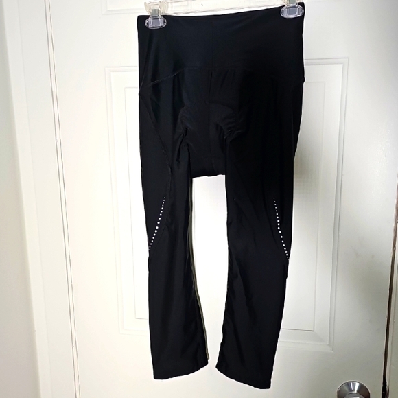 Baleaf Bike Pants.‎ Black Leggings with Wide Waistband and Zipper Pocket. Sm - Picture 1 of 8